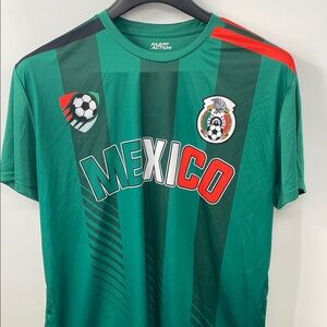 Mexico Green Soccer Jersey with Crest